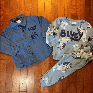 Bluey Toddler Jogger and Jacket Outfit Set